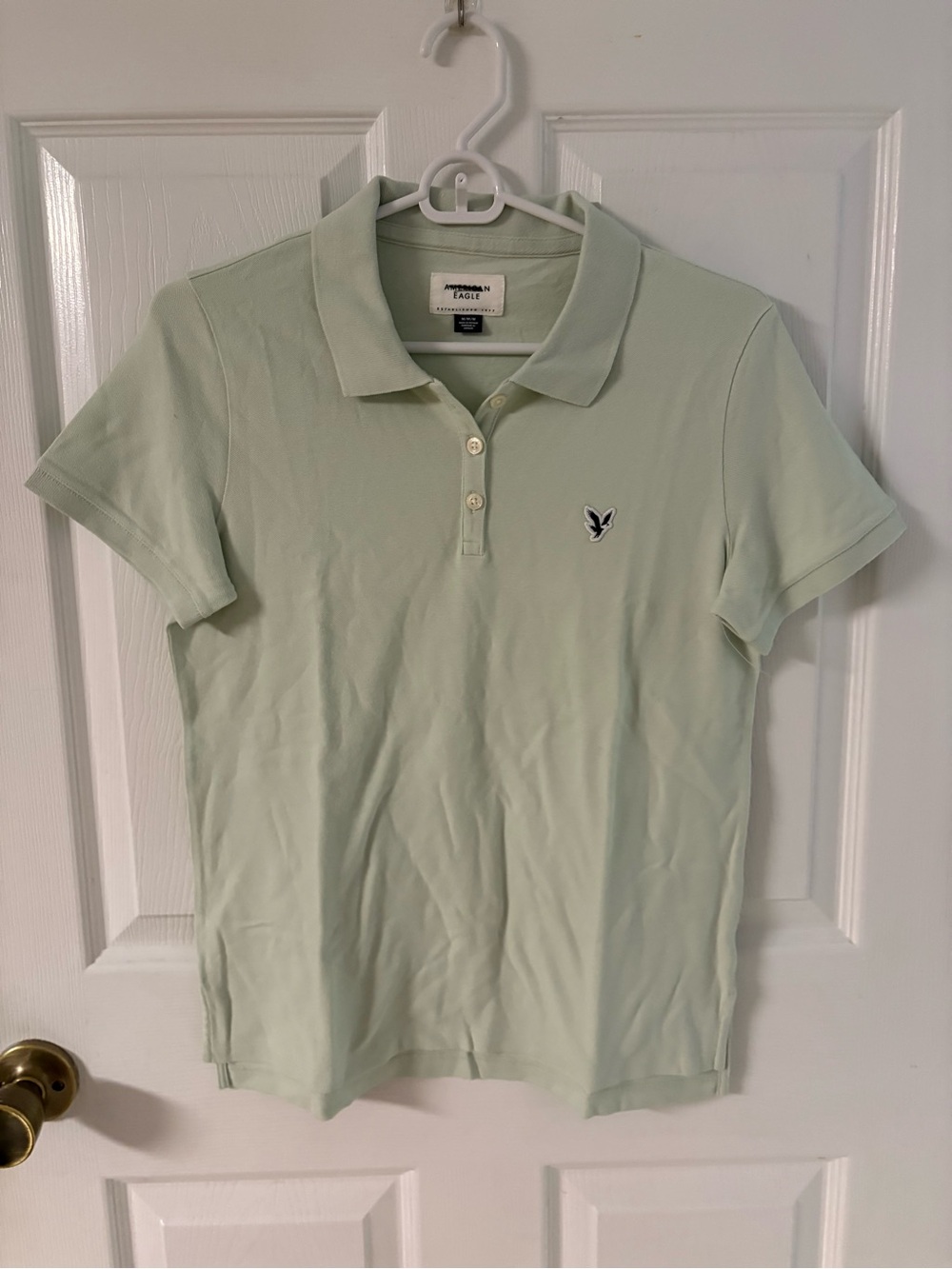 NEW American Eagle Outfitters Women’s Light Green Polo Shirt